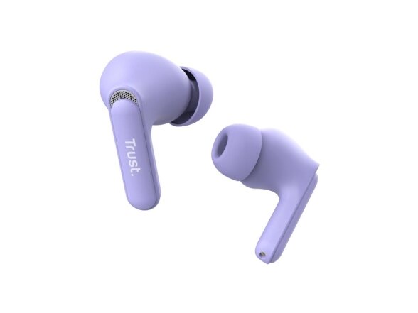 HEADSET EARBUDS YAVI BT ENC/PURPLE 25297 TRUST 2