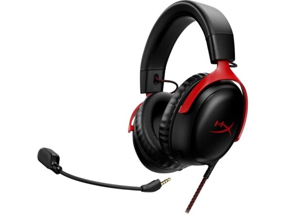 HEADSET HYPERX CLOUD III/BLACK/RED 727A9AA HYPERX