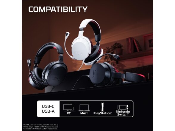 HEADSET HYPERX CLOUDX STINGER3/BLACK BS1T5AA HYPERX 5