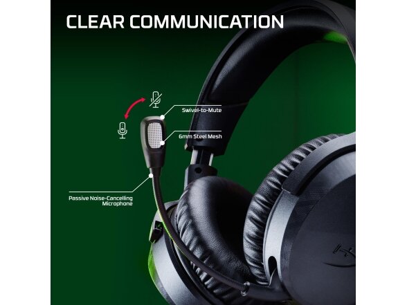 HEADSET HYPERX CLOUDX STINGER3/XBOX BLACK BS1T7AA HYPERX 7 HEADSET HYPERX CLOUDX STINGER3/XBOX BLACK BS1T7AA HYPERX 7