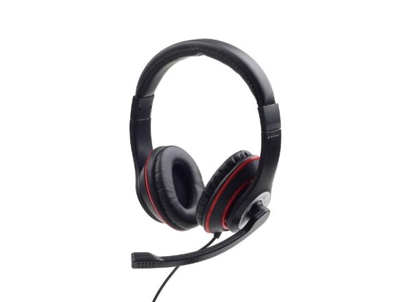 HEADSET STEREO BLACK/MHS-03-BKRD GEMBIRD HEADSET STEREO BLACK/MHS-03-BKRD GEMBIRD