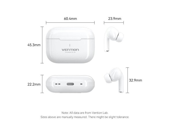 HEADSET WRL ECHO LITE E11/WHITE NBVW0 VENTION 11 HEADSET WRL ECHO LITE E11/WHITE NBVW0 VENTION 11