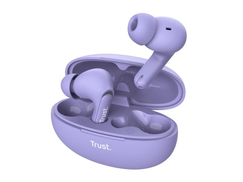 HEADSET EARBUDS YAVI BT ENC/PURPLE 25297 TRUST HEADSET EARBUDS YAVI BT ENC/PURPLE 25297 TRUST