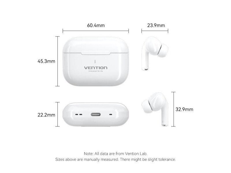 HEADSET WRL ECHO LITE E11/WHITE NBVW0 VENTION 11