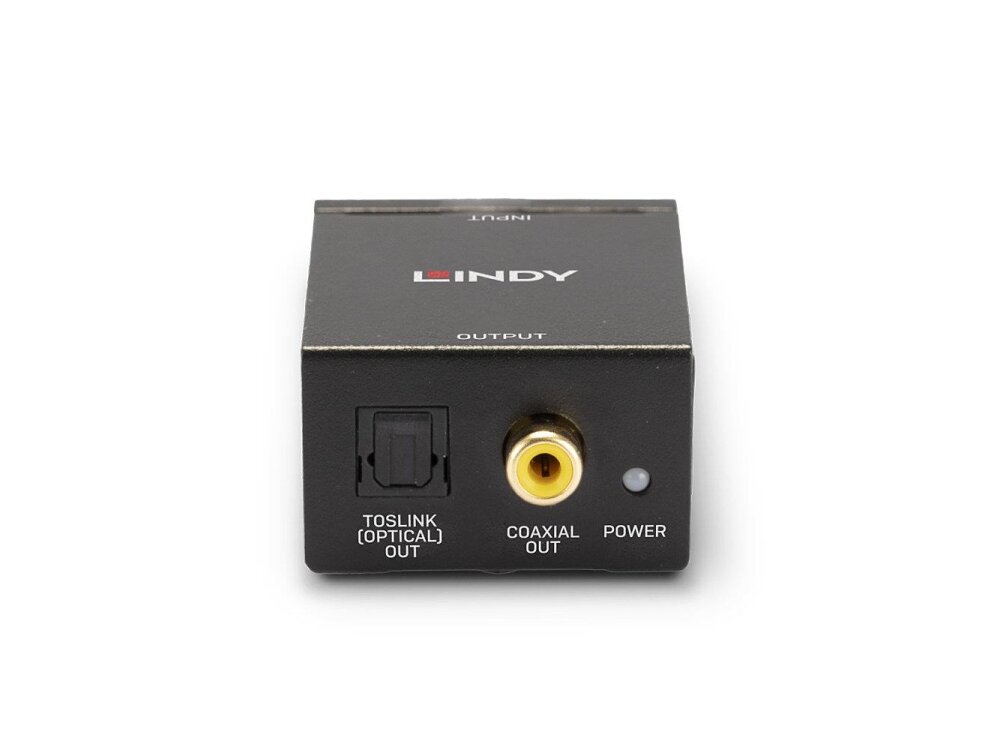 I/O CONVERTER PHONO TO TOSLINK/70309 LINDY 1 I/O CONVERTER PHONO TO TOSLINK/70309 LINDY 1