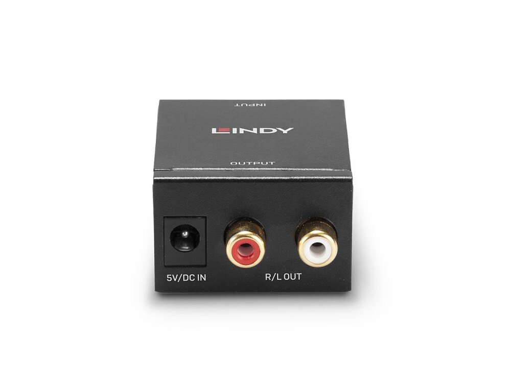 I/O CONVERTER TOSLINK&COAXIAL/TO PHONO DAC 70368 LINDY 1