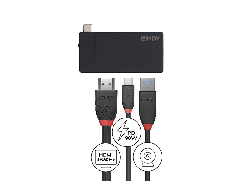 I/O DOCKING STATION USB-C/DST-MICRO 43336 LINDY 3