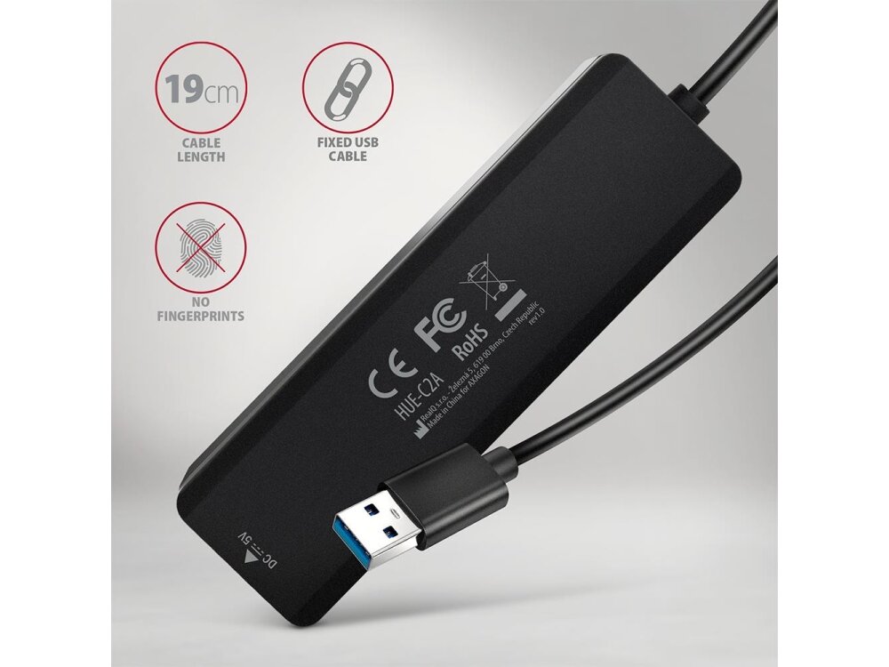 I/O HUB USB TRAVEL/0.19M HUE-C2A AXAGON 2 I/O HUB USB TRAVEL/0.19M HUE-C2A AXAGON 2