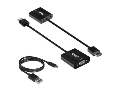 I/O ADAPTER HDMI TO VGA/AUDIO M/F CAC-1302 CLUB3D