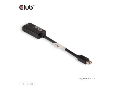I/O ADAPTER MINI DP TO HDMI/M/F CAC-2170 CLUB3D