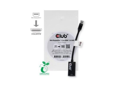 I/O ADAPTER MINI DP TO HDMI/M/F CAC-2170 CLUB3D