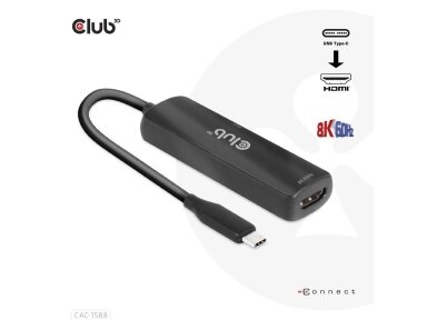 I/O ADAPTER USB-C TO HDMI/M/F CAC-1588 CLUB3D