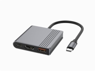 I/O ADAPTER USB-C TO HDMI/USB3/3IN1 A-CM-COMBO3-05 GEMBIRD