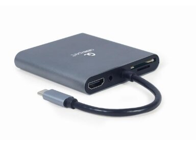 I/O ADAPTER USB-C TO HDMI/USB3/6IN1 A-CM-COMBO6-01 GEMBIRD
