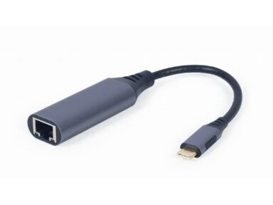 I/O ADAPTER USB-C TO LAN/GREY A-USB3C-LAN-01 GEMBIRD