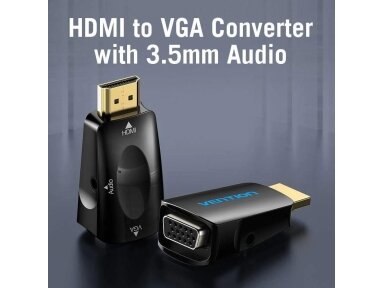 I/O CONVERTER HDMI TO VGA/3.5MM AUDIO AIDB0 VENTION