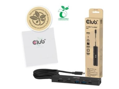 I/O HUB 7IN1 USB-C HDMI/140W CSV-2555 CLUB3D
