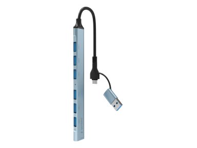 I/O HUB USB-A/USB-C 7PORT/UHB-ACM-U3P1U2P6-01 GEMBIRD
