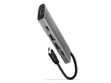I/O HUB USB-C 5IN1/0.13M HMC-5G21 AXAGON