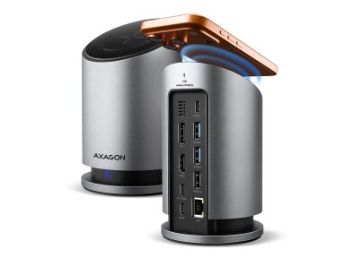 I/O HUB USB-C 9IN1 WRL/0.6M HMC-WL9 AXAGON