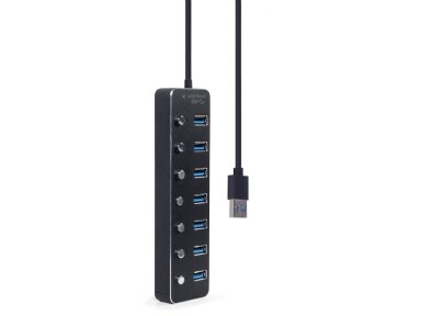 I/O HUB USB3 7PORT/UHB-U3P7P-01 GEMBIRD