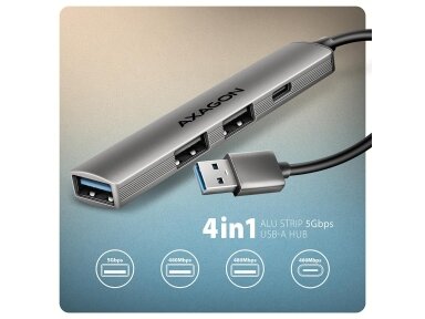 I/O HUB USB3.2 4PORT/0.12M HUE-STA AXAGON