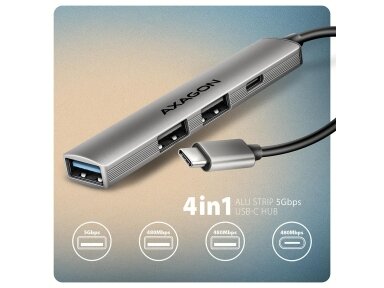 I/O HUB USB3.2 4PORT/0.12M HUE-STC AXAGON