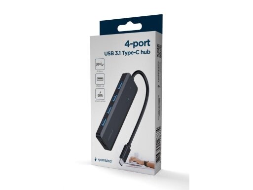 I/O HUB USB-C 4PORT/UHB-CM-U3P4P-01 GEMBIRD 2 I/O HUB USB-C 4PORT/UHB-CM-U3P4P-01 GEMBIRD 2