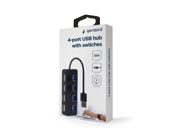 I/O HUB USB2 4PORT/UHB-U2P4-05 GEMBIRD 4