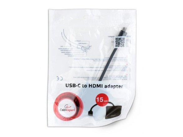 I/O ADAPTER USB-C TO HDMI/A-CM-HDMIF-01 GEMBIRD 1 I/O ADAPTER USB-C TO HDMI/A-CM-HDMIF-01 GEMBIRD 1