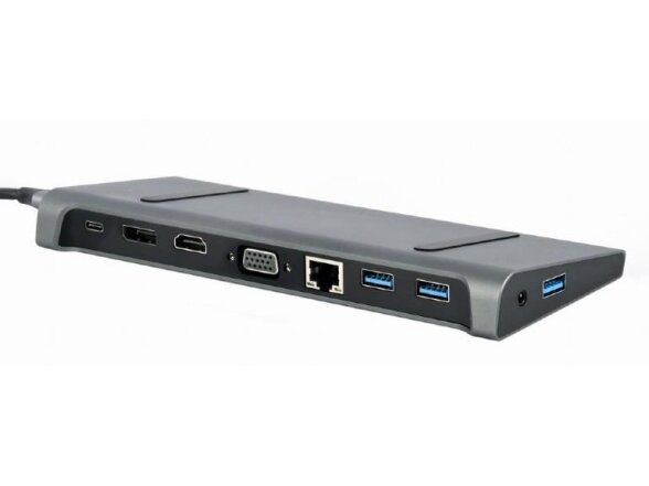 I/O ADAPTER USB-C TO HDMI/USB3/9IN1 A-CM-COMBO9-02 GEMBIRD 2