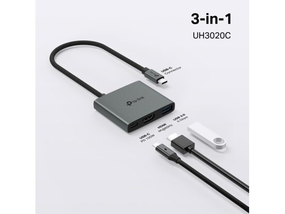 I/O HUB USB-C 3PORT/UH3020C TP-LINK 1 I/O HUB USB-C 3PORT/UH3020C TP-LINK 1
