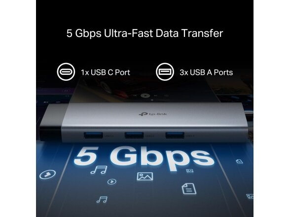 I/O HUB USB-C 9PORT/UH9120C TP-LINK 9