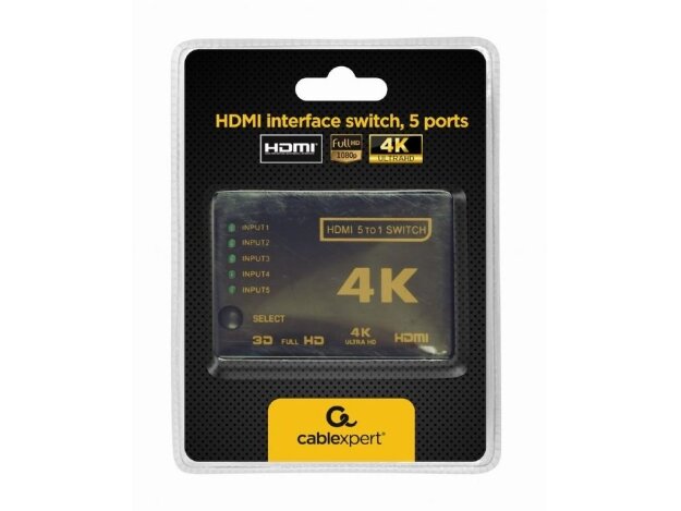 I/O SWITCH HDMI 5P/DSW-HDMI-53 GEMBIRD 1