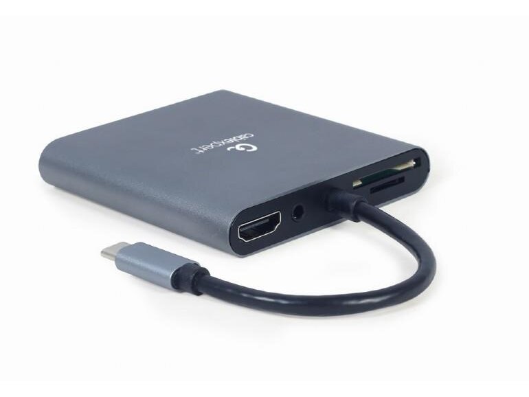 I/O ADAPTER USB-C TO HDMI/USB3/6IN1 A-CM-COMBO6-01 GEMBIRD 1