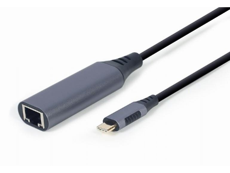 I/O ADAPTER USB-C TO LAN/GREY A-USB3C-LAN-01 GEMBIRD 2