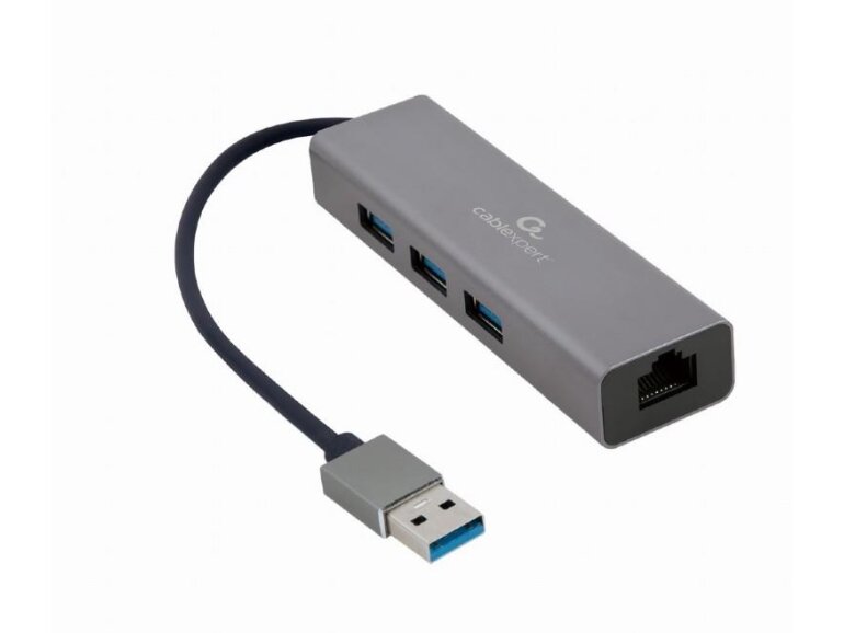 I/O ADAPTER USB3 TO LAN RJ45/3xUSB3 A-AMU3-LAN-01 GEMBIRD I/O ADAPTER USB3 TO LAN RJ45/3xUSB3 A-AMU3-LAN-01 GEMBIRD