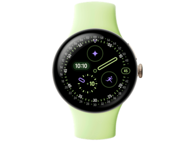 Išmanusis laikrodis Google Pixel Watch 4 41mm Gold (Gele Strap)