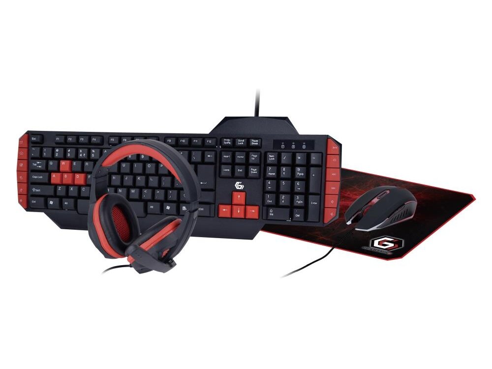 KEYBOARD USB GAMING KIT ENG/ULTIMATE GGS-UMG4-02 GEMBIRD