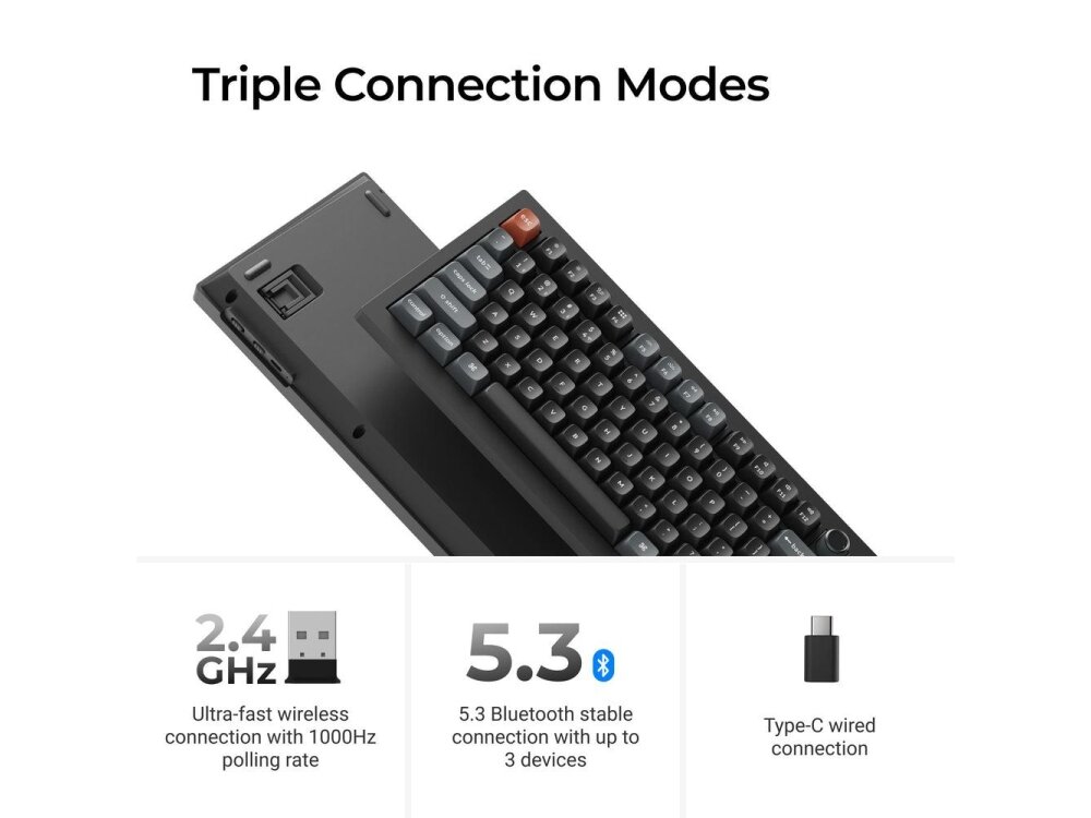 KEYBOARD WRL V6 ULTRA/BLACK V6U-D4 KEYCHRON 6 KEYBOARD WRL V6 ULTRA/BLACK V6U-D4 KEYCHRON 6