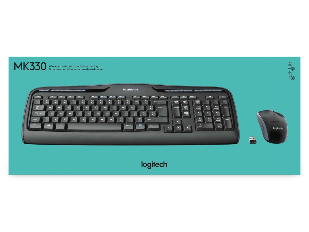 KEYBOARD +MOUSE COMBO MK330/ENG 920-003989 LOGITECH 3