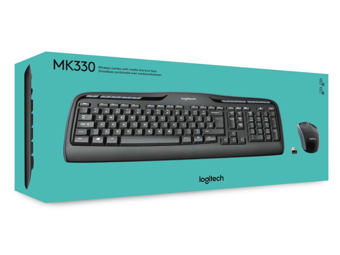 KEYBOARD +MOUSE COMBO MK330/ENG 920-003989 LOGITECH 4