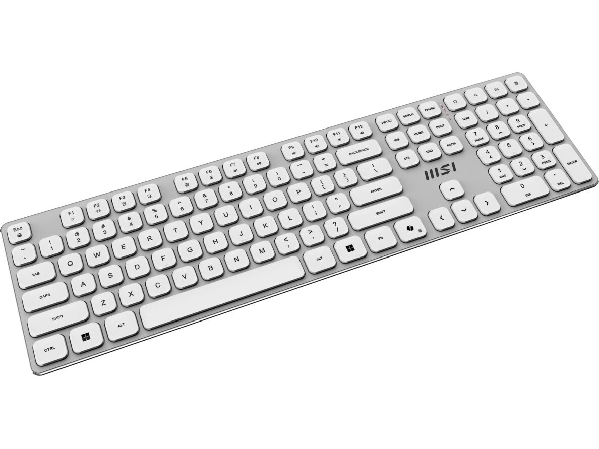 KEYBOARD +MOUSE/FORGE K210 W COMBO WHITE MSI 4