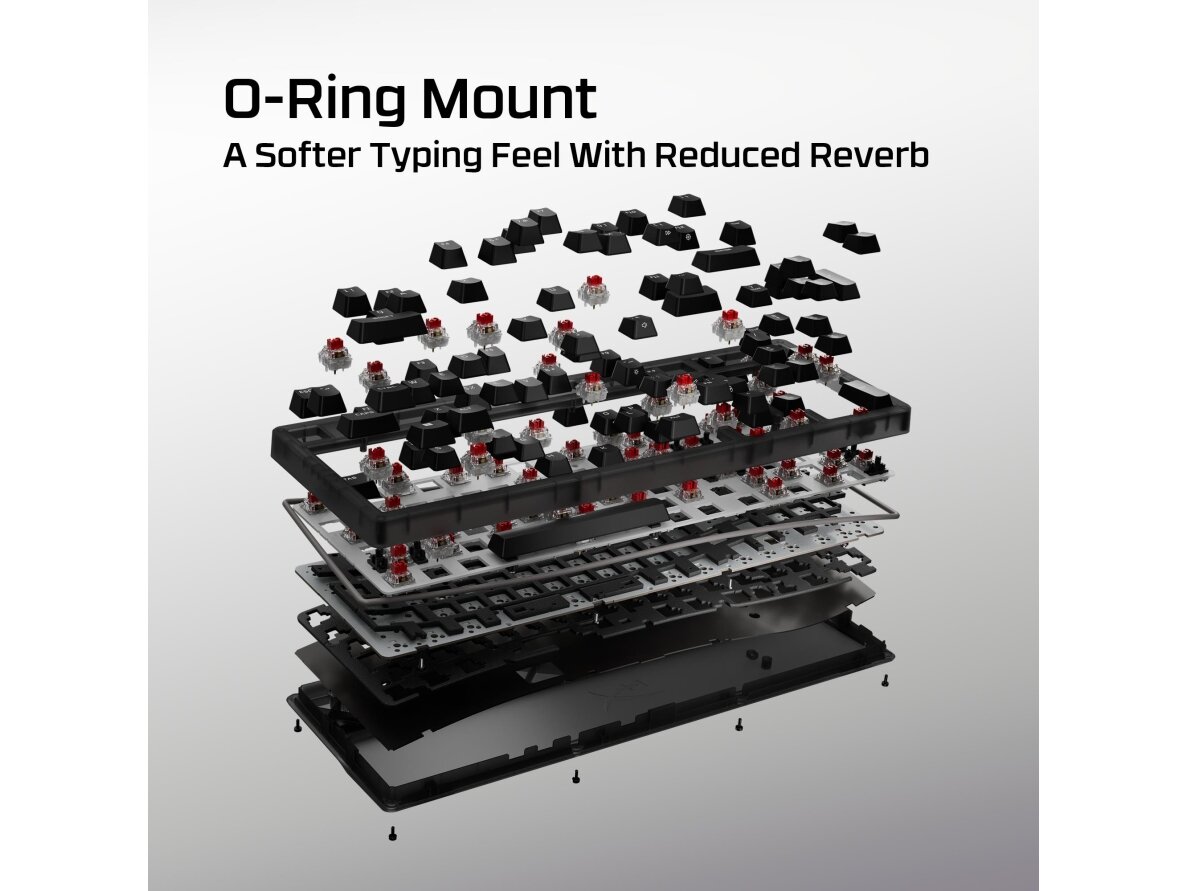 KEYBOARD ORIGINS 2 1800 RGB/BLACK B4QS4AA#ABA HYPERX 8