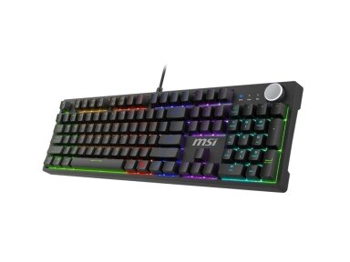 KEYBOARD GAMING BLACK US/FORGE GK310 RED MSI