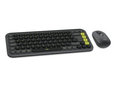 KEYBOARD +MOUSE COMBO POP ICON/GR/GREEN 920-013140 LOGITECH