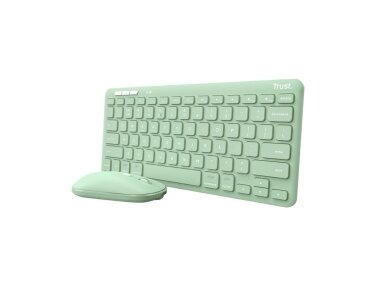 KEYBOARD +MOUSE WRL LYRA/GREEN 24942 TRUST
