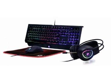 KEYBOARD USB GAMING KIT ENG/PHANTOM GGS-UMGL4-01 GEMBIRD