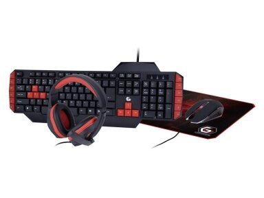 KEYBOARD USB GAMING KIT ENG/ULTIMATE GGS-UMG4-02 GEMBIRD
