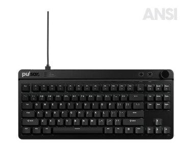KEYBOARD USB XBOARD MS TKL/ANSI BLACK XBMS01 PULSAR